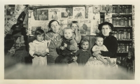 Photograph: Leacey Royal and family, Reddies River, N.C.